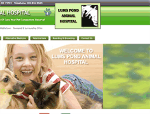 Tablet Screenshot of lumspondanimalhospital.com